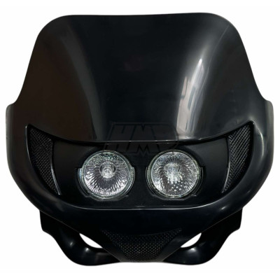 Frontal porta farol / carenagem SMILE / preto - HP